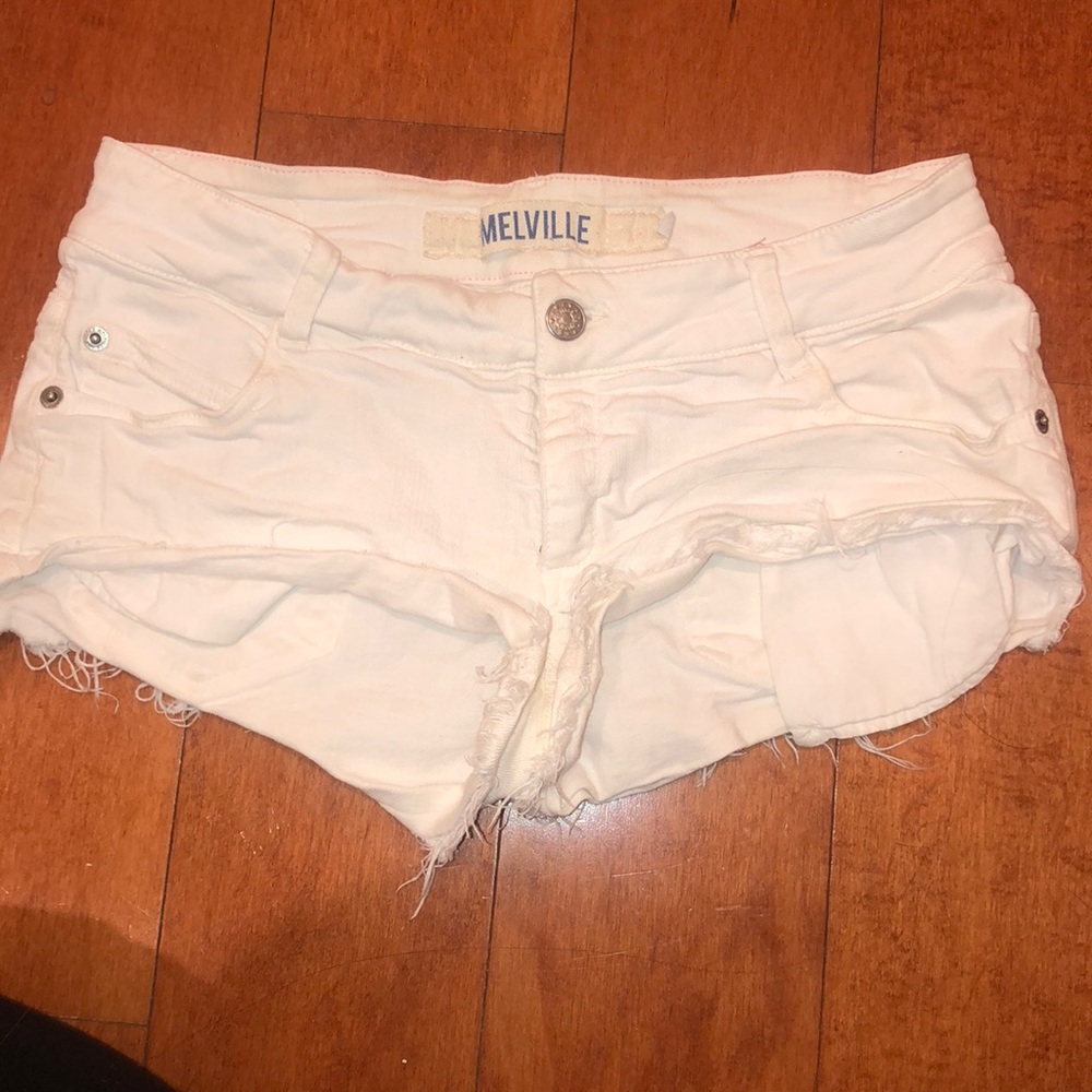 White Brandy Melville Short Shorts